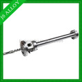 Screw and barrel for extrusion blow molding machine